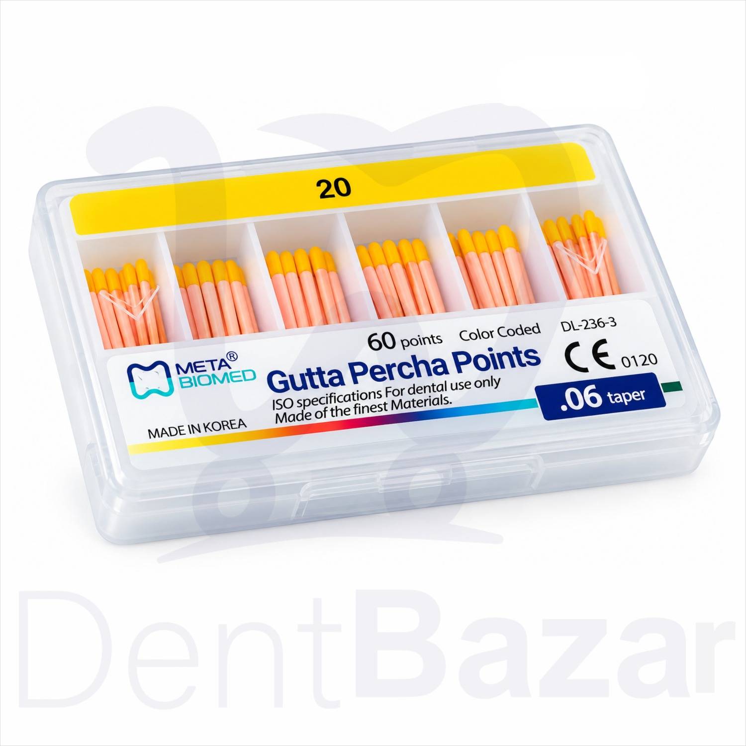 گوتا پرکا 6 درصد متا | Meta Gutta Percha Points