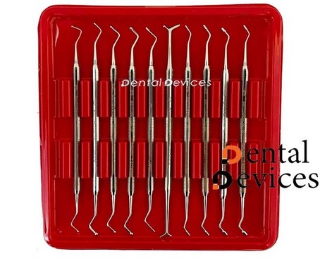 ست قلم‌های ترمیمی دنتال دیوایس | DENTAL DEVICES RESTORATIVE INSTRUMENT SET
