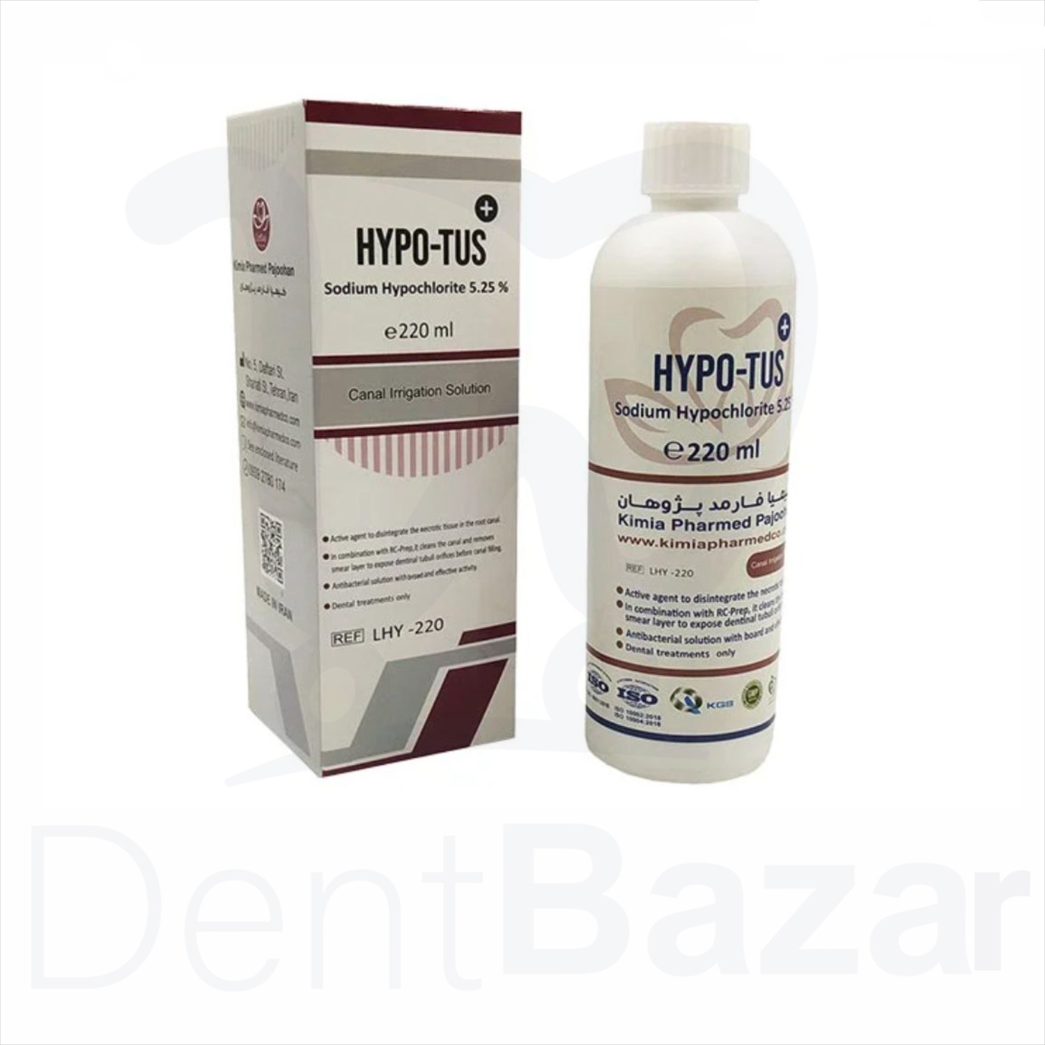 هیپوکلریت سدیم ۵٫۲۵٪ هایپواندوکس لوتوس | Lotus Sodium Hypochlorite
