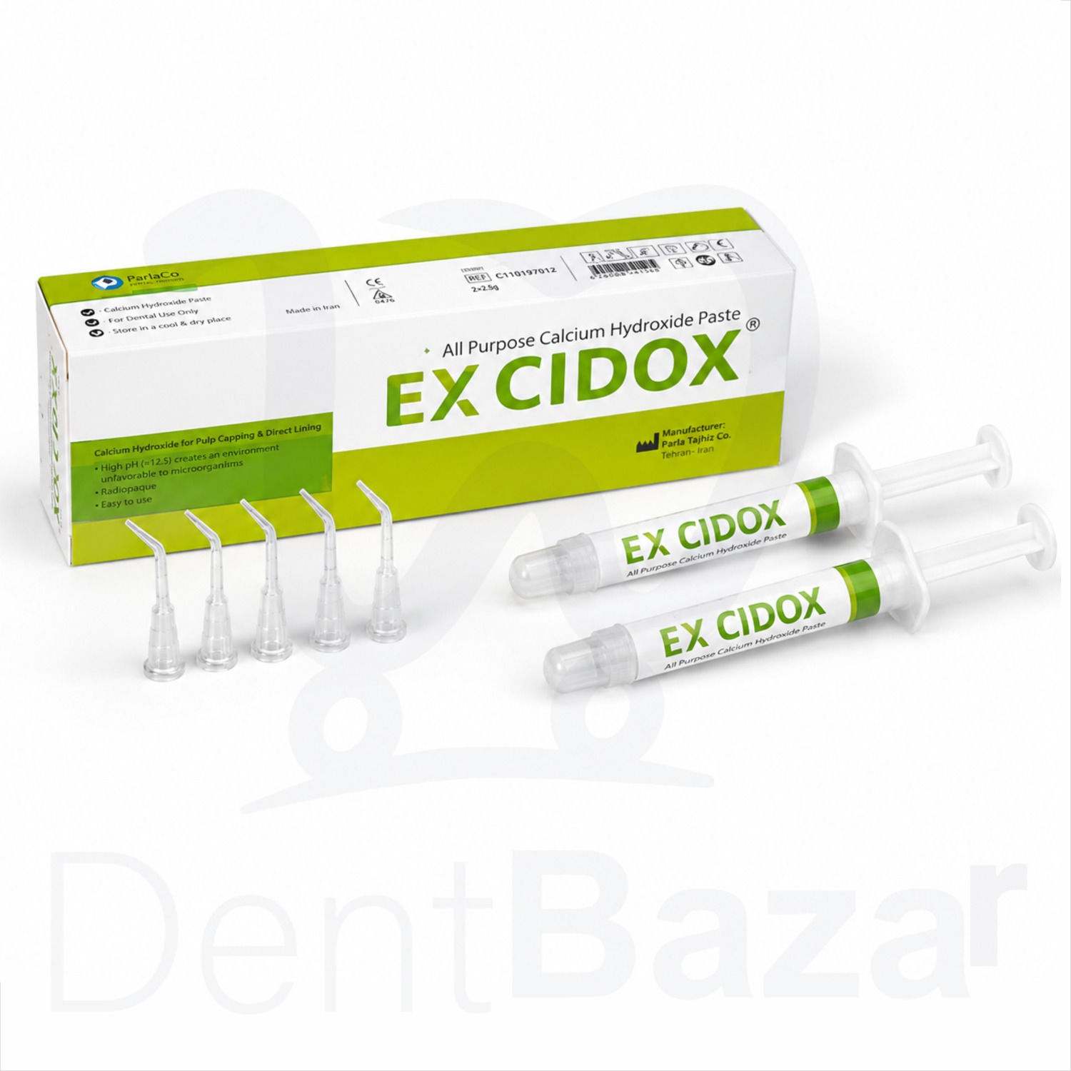 خمیر کلسیم هیدروکساید پارلا | Parla Calcium Hydroxide Paste