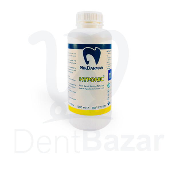 هیپوکلریت سدیم یک لیتری نیک درمان | Hyponic 5.25% Mega