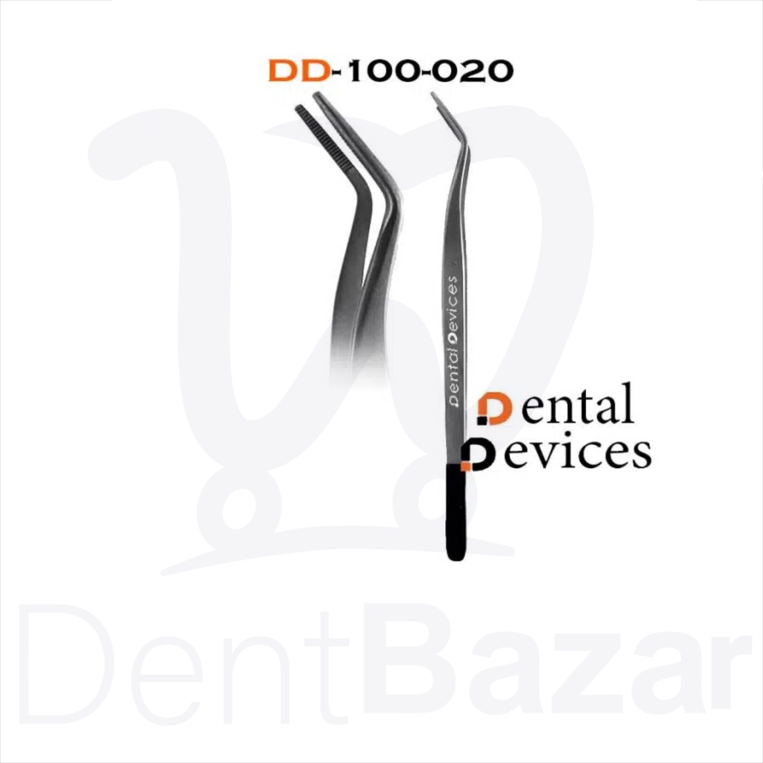 پنس دوخم بدون عاج دنتال دیوایس | Dental Devices Tweezer