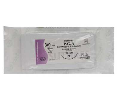 نخ بخیه ویکریل 24 عددی P.G.A Surgical Sutures