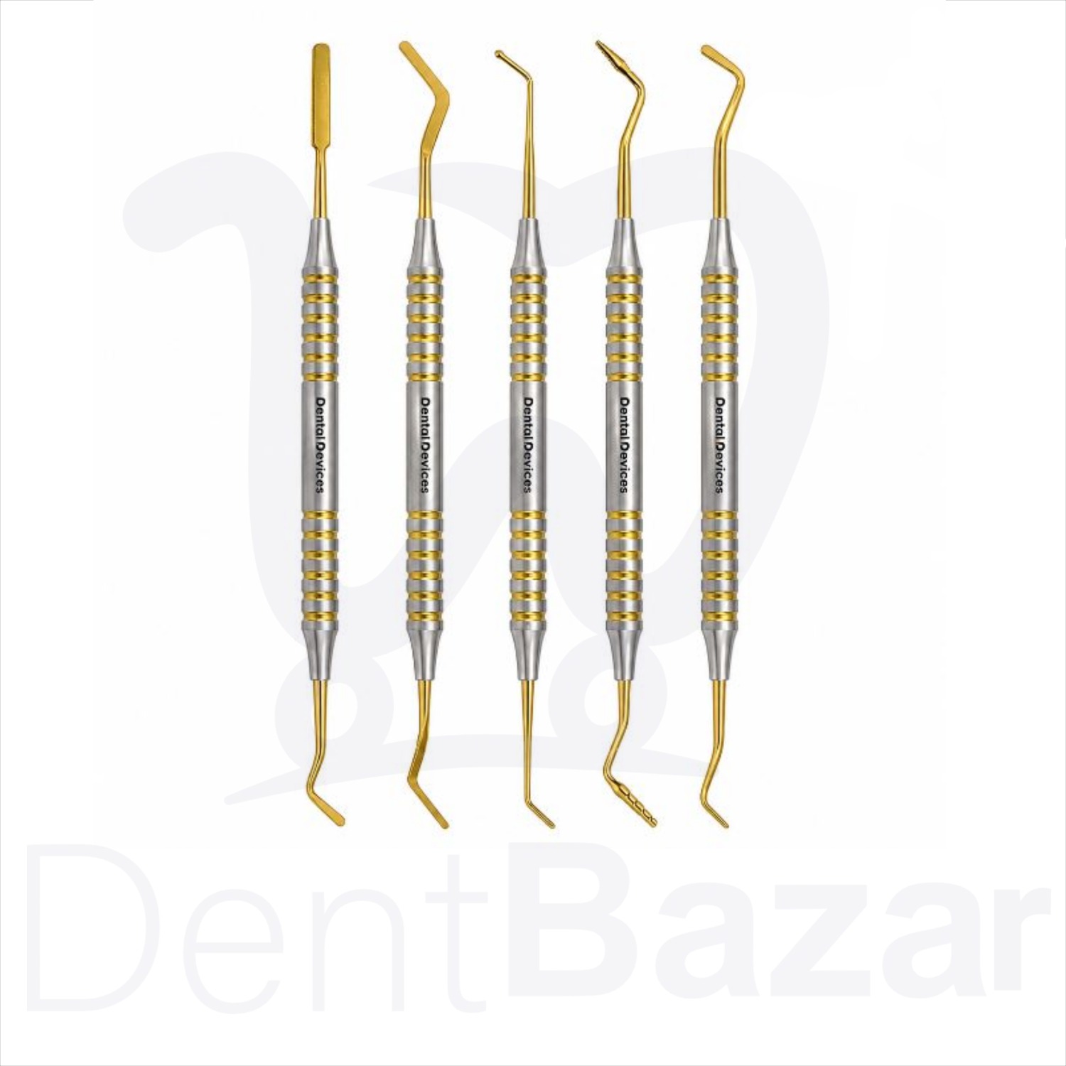 ست 5 عددی قلم کامپوزیت هالو  | Dental Devices Composite Instrument Set