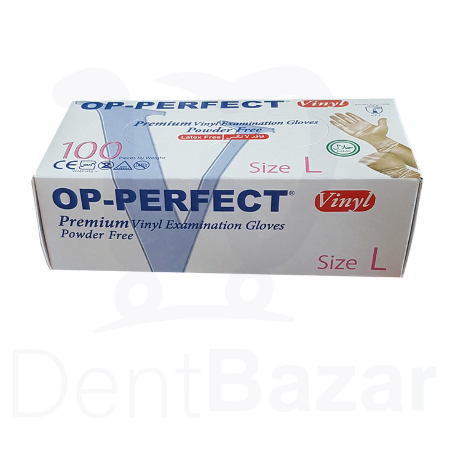 دستکش وینیل اوپی (کارتنی) | OP-Perfect Vinyl Gloves 