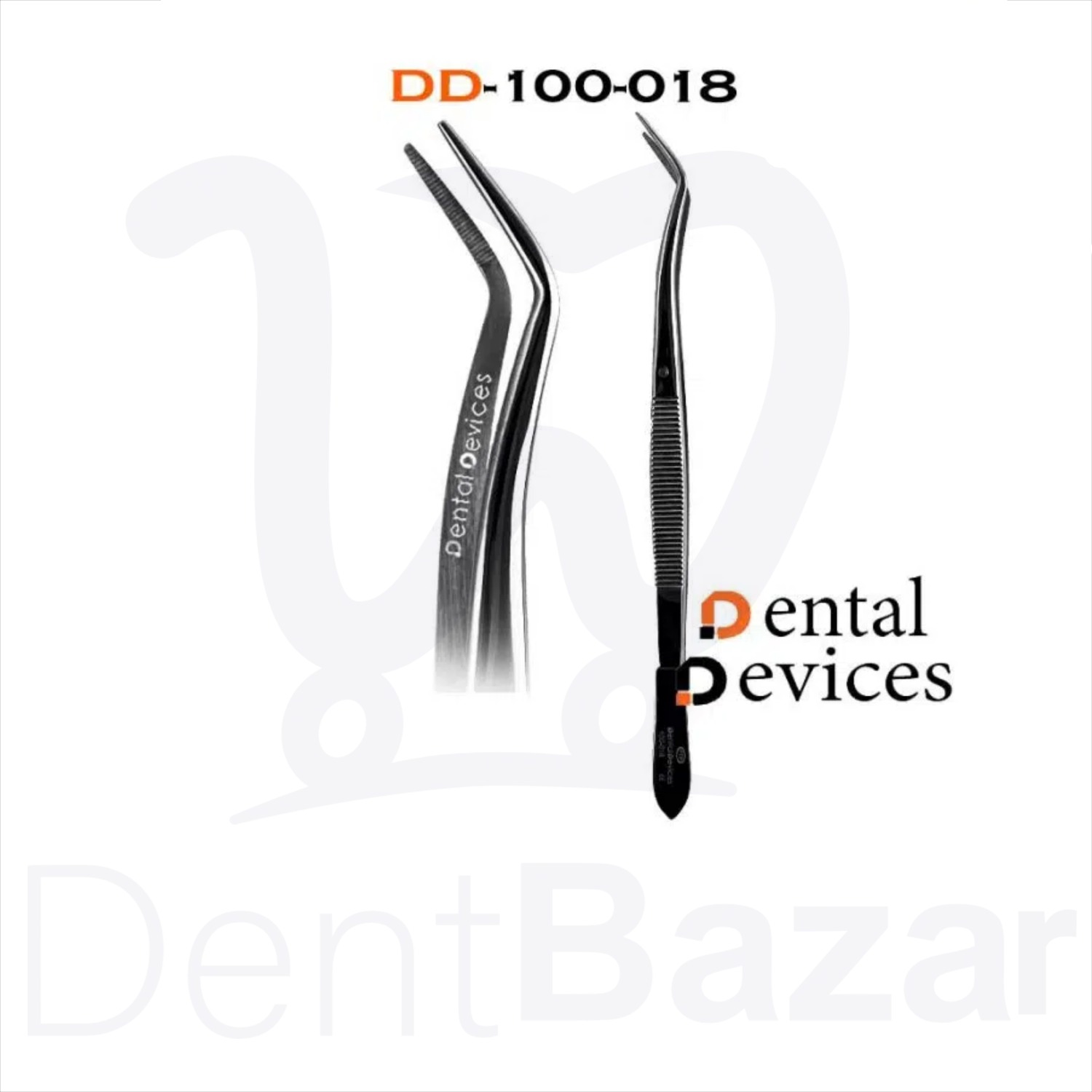 پنس دوخم معاینه دنتال دیوایس | Dental Devices Tweezer
