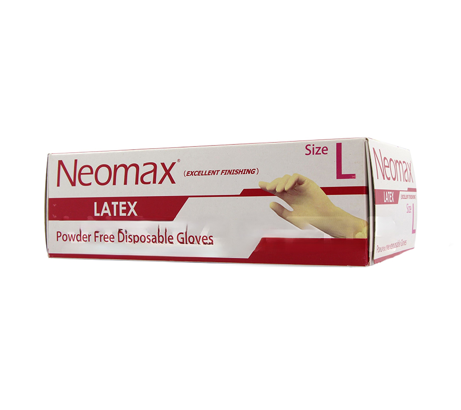 دستکش لاتکس Neomax (بسته 100 عددی)