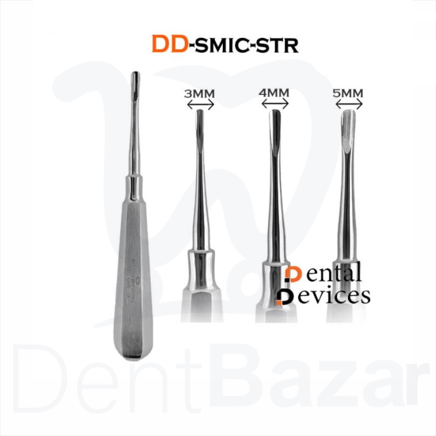 الواتور مستقیم مدل اسمیک دنتال دیوایس (3سایز) | Dental Devices Smic Elevator