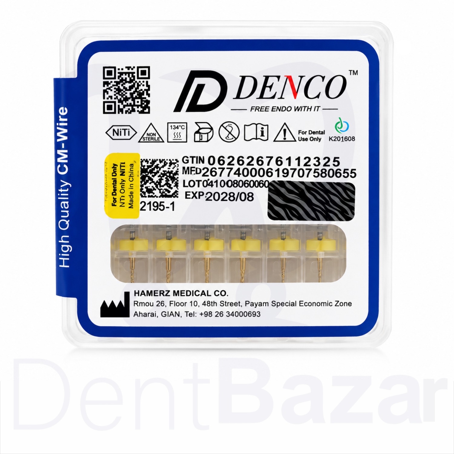 فایل روتاری پروتیپر بلو دنکو | Denco Rotary Files ProTaper