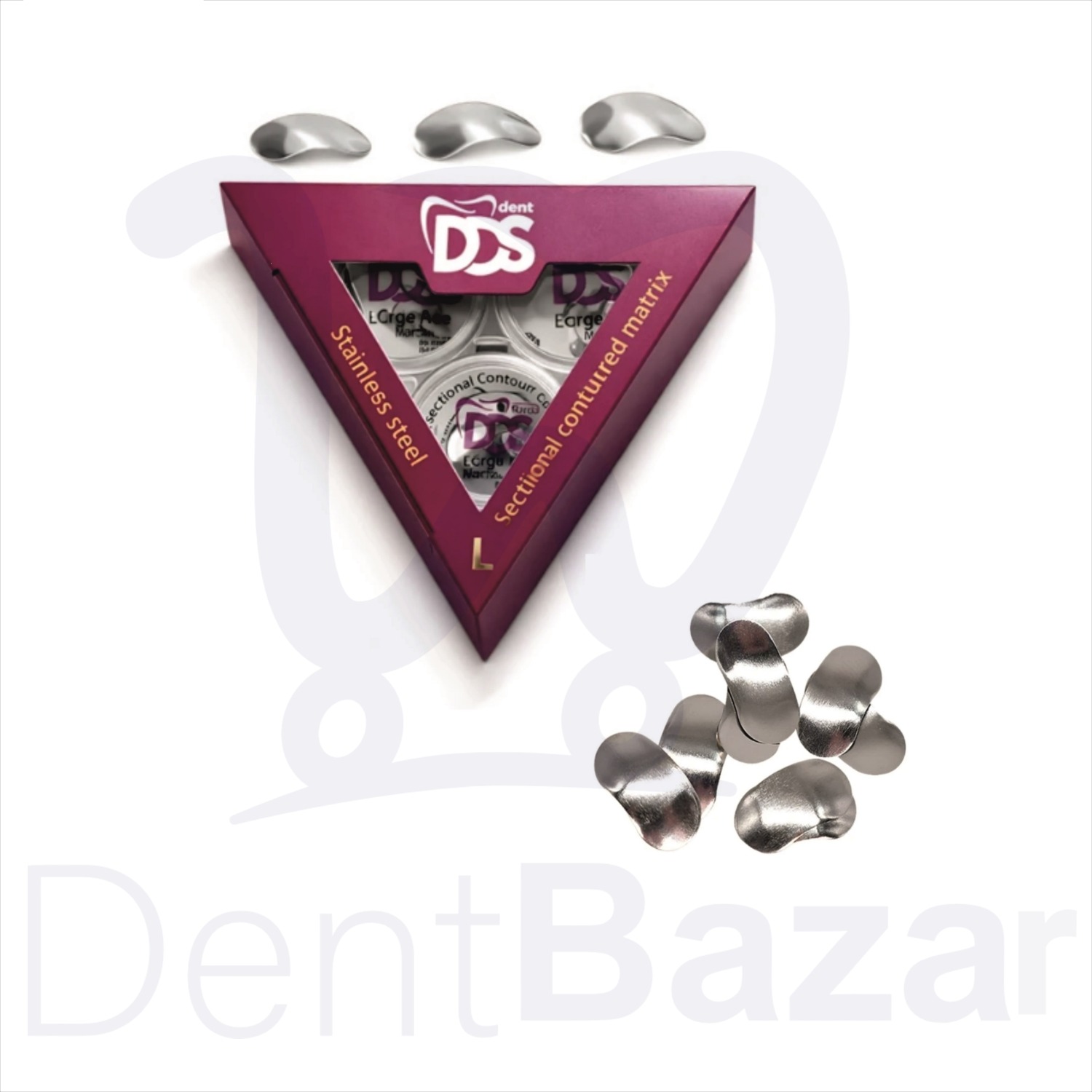 سکشنال ماتریکس لارج + رینگ | DDSDENT Sectional Matrix Large 